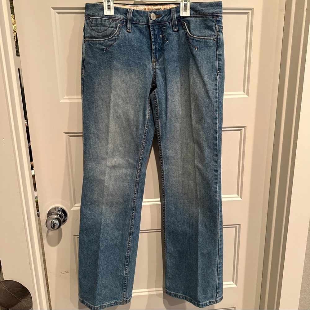 D Jeans Womens 6P Blue Light Wash Mid-Rise Stretch Denim Pants